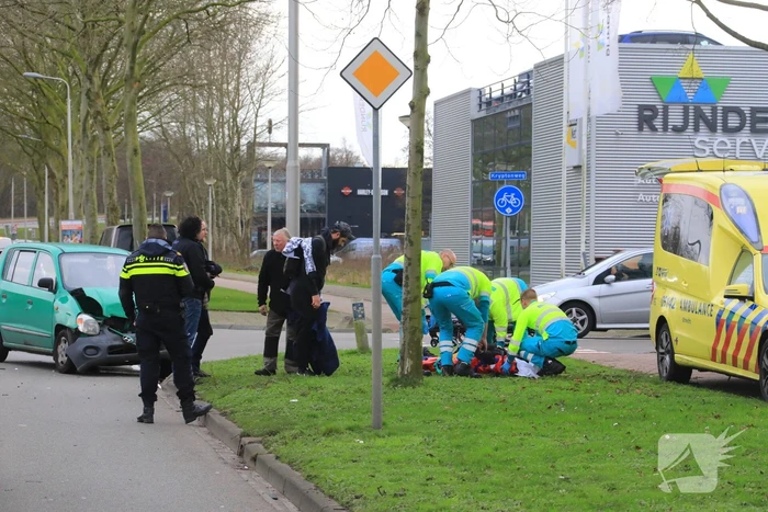 Gewonde bij flinke crash
