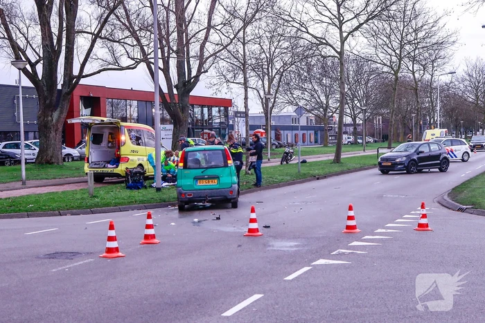 Gewonde bij flinke crash