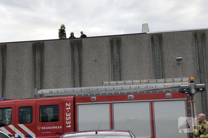Brand op dak na werkzaamheden