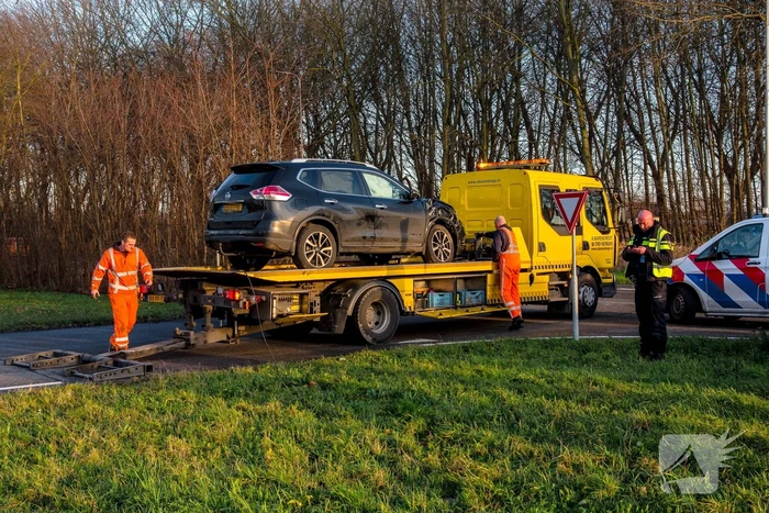 Auto's zwaar beschadigd na ongeval