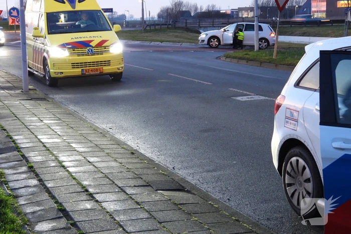 Fietser gewond na aanrijding met personenauto