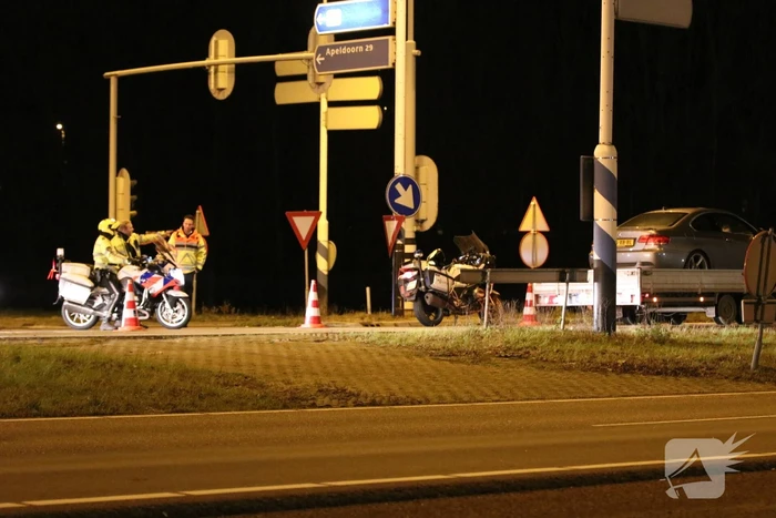 Flinke schade na kop-staart aanrijding