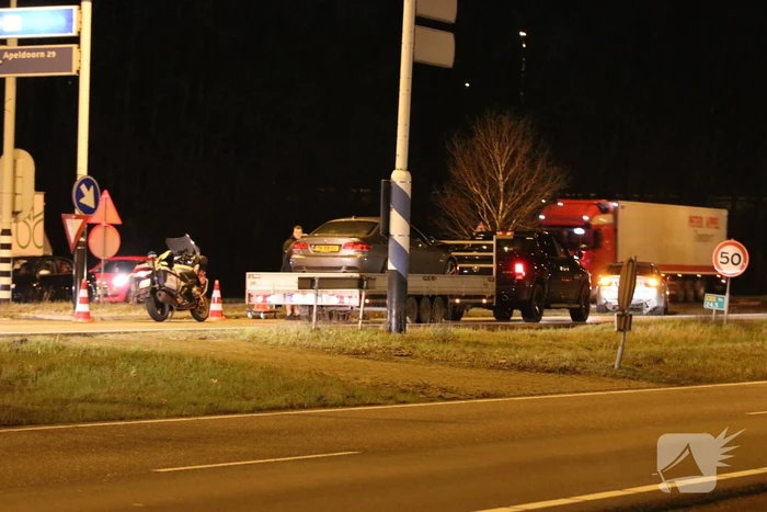Flinke schade na kop-staart aanrijding