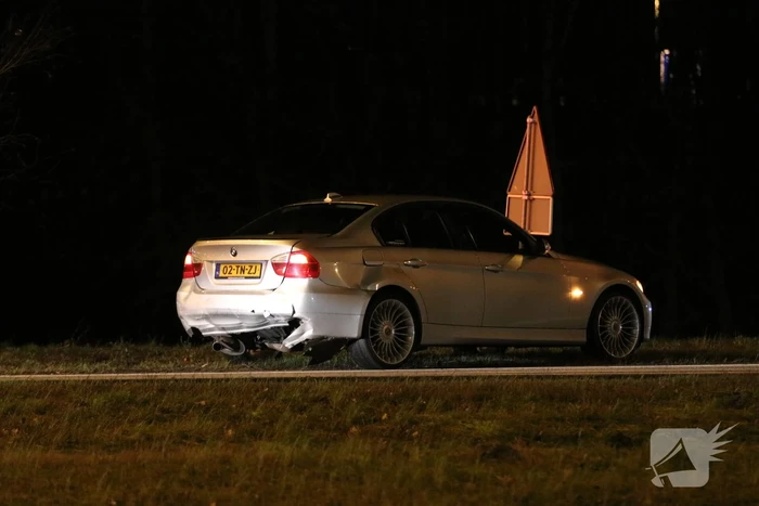 Flinke schade na kop-staart aanrijding