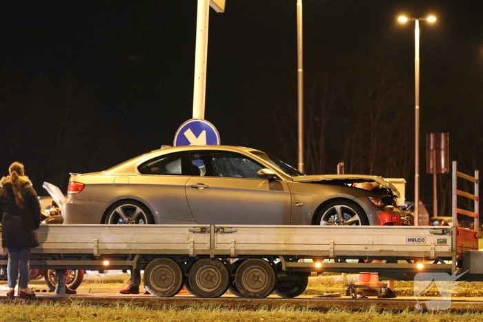 Flinke schade na kop-staart aanrijding