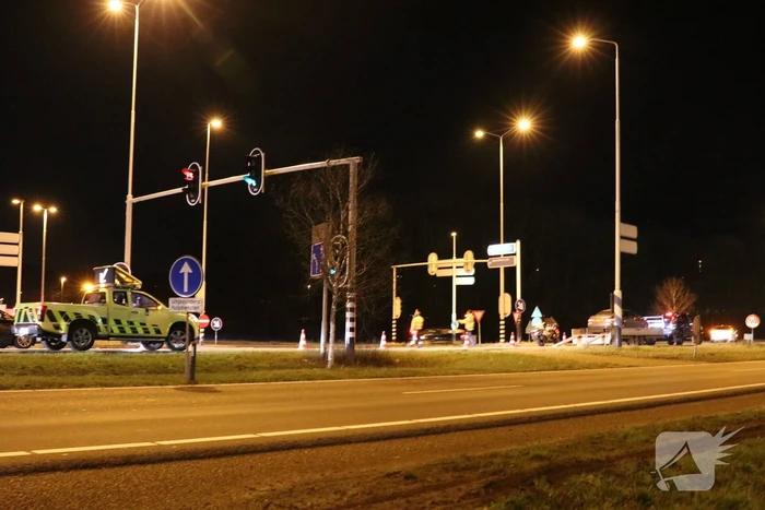 Flinke schade na kop-staart aanrijding