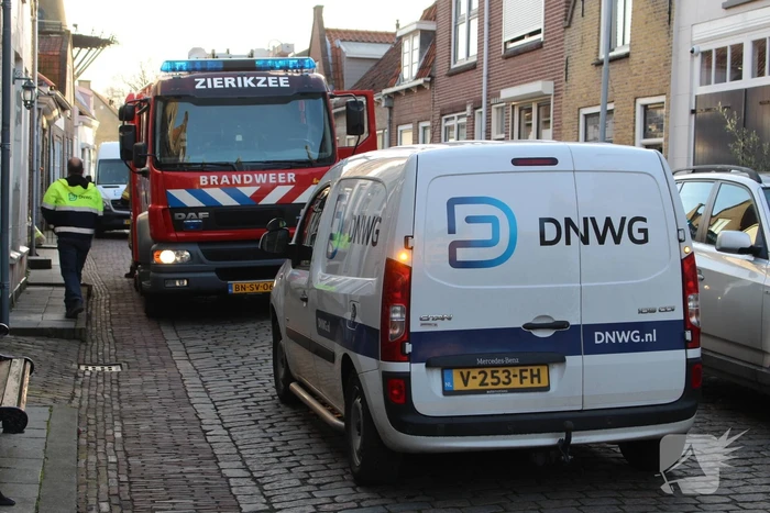 Gaslek ontstaan in woning