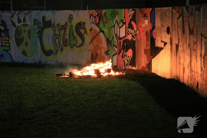 Klein brandje op skatepark snel geblust