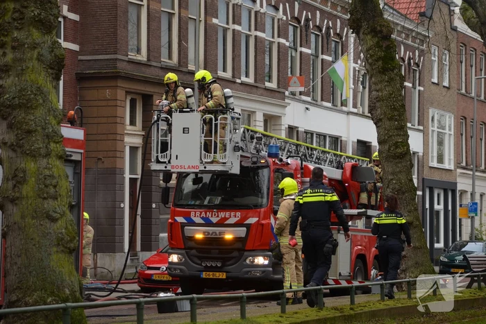 Veel rook bij brand in appartementencomplex