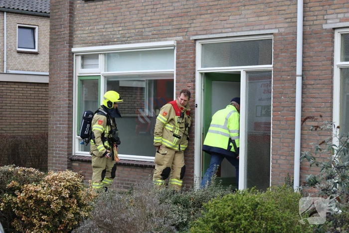 Gasleiding geraakt bij werkzaamheden in woning