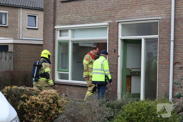 Gasleiding geraakt bij werkzaamheden in woning
