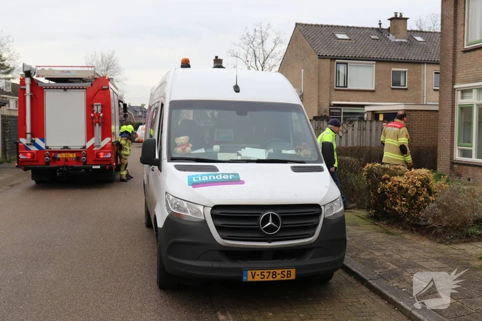 Gasleiding geraakt bij werkzaamheden in woning