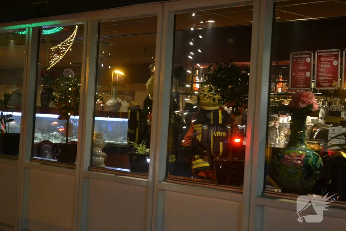 Rookontwikkeling in keuken chinees restaurant
