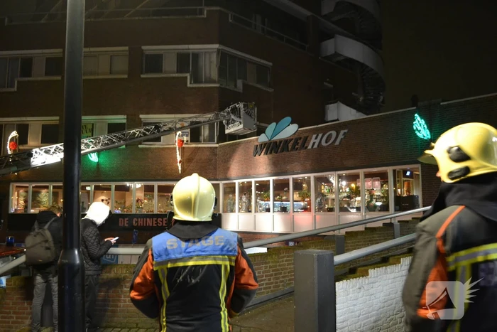 Rookontwikkeling in keuken chinees restaurant