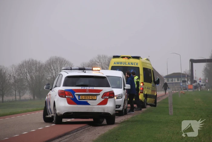 Fietser gewond na aanrijding
