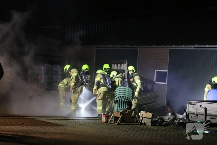 Kalfje overleden bij brand in schuur