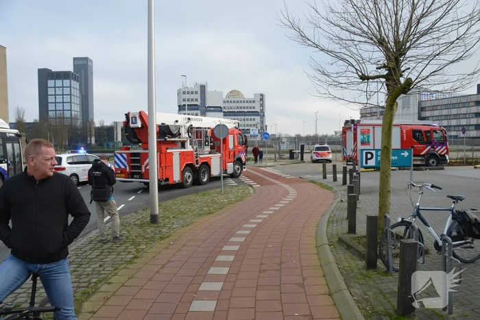 Veel rook bij kortsluiting in een roltrap
