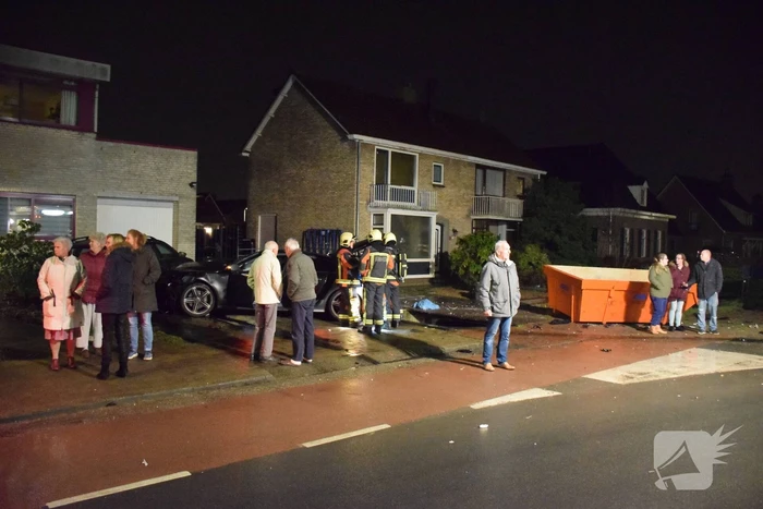 Bestuurder dure auto vlucht na eenzijdig ongeval