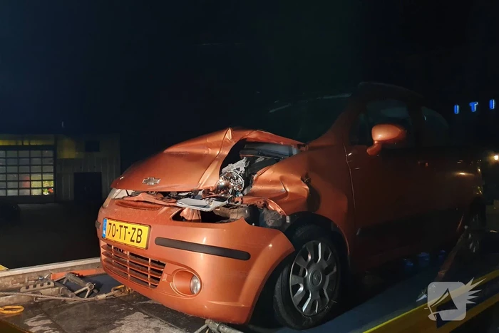 Auto verdwenen na ongeval in de beruchte bocht