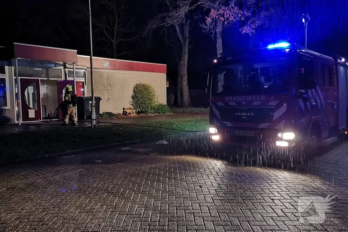 Brand in school 't Palet