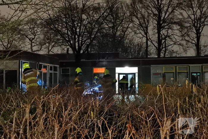 Brand in school 't Palet