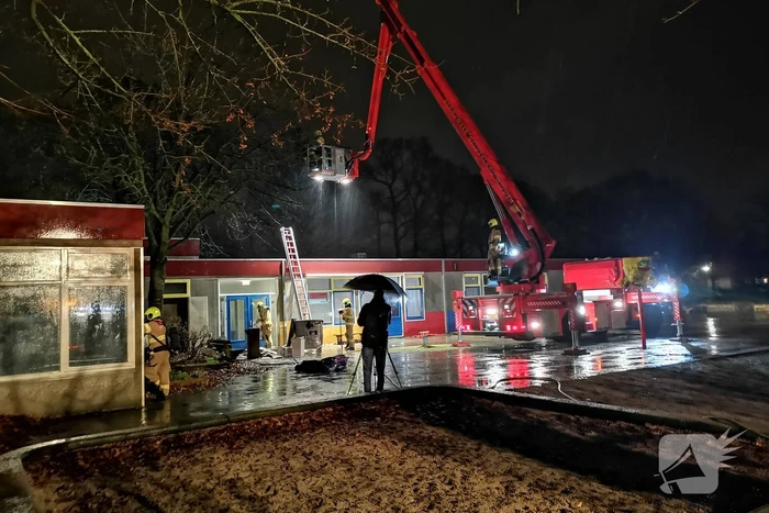 Brand in school 't Palet