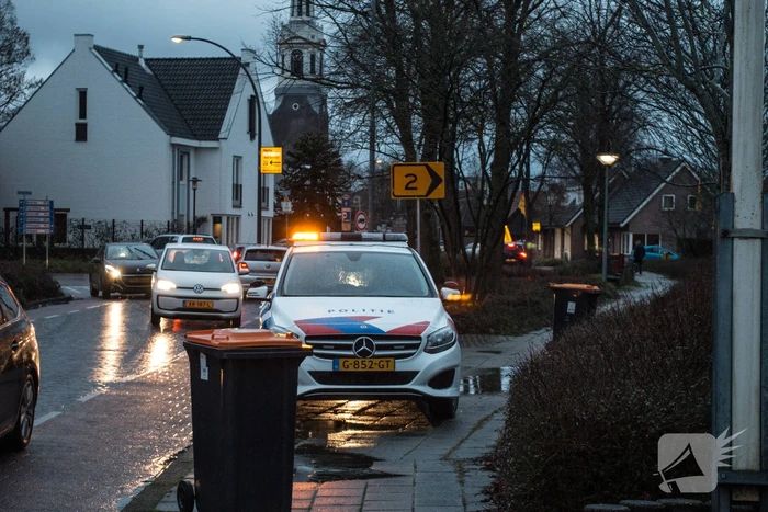 Flinke verkeershinder door brand in busje