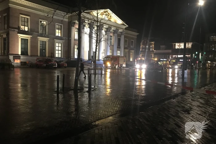 Brandweer oefent in rechtbank