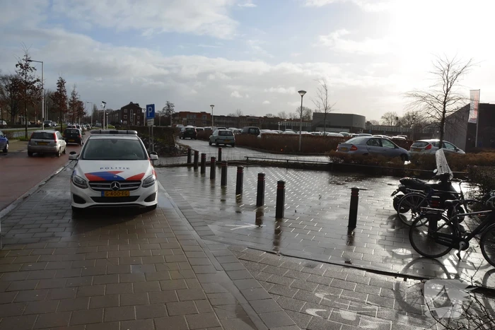 Schade na botsing tussen auto en fiets