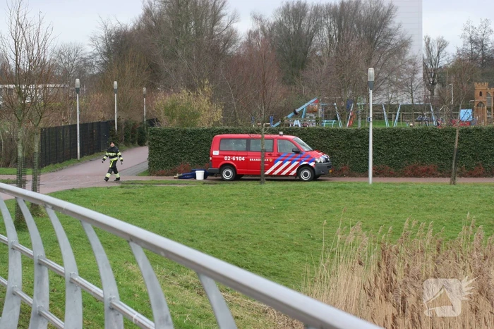 Veel bekijks bij brandweeroefening