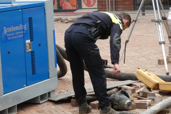 Object aangetroffen bij graafwerkzaamheden