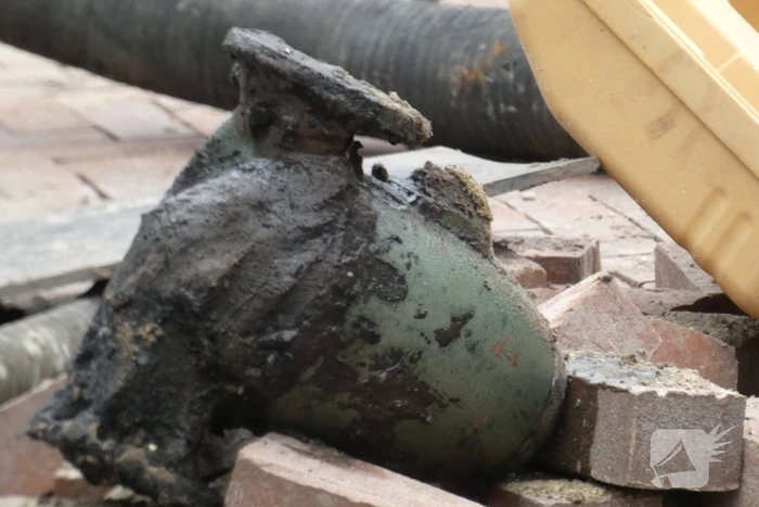 Object aangetroffen bij graafwerkzaamheden