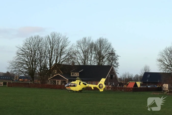 Traumahelikopter landt voor zwaargewonde jongen