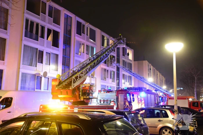 Meerdere gewonden bij brand in portiekflat