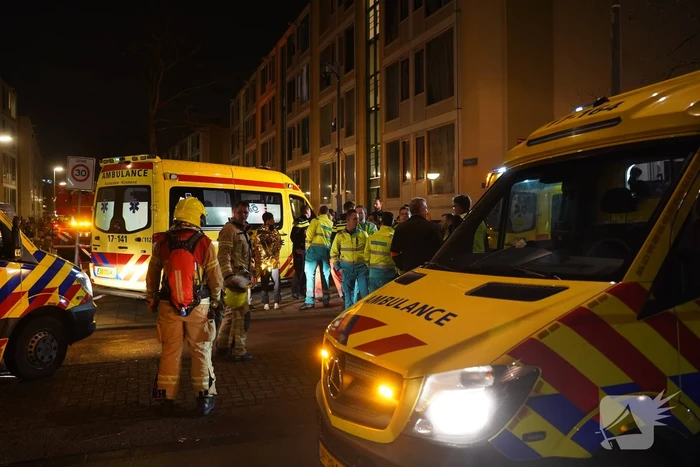 Meerdere gewonden bij brand in portiekflat