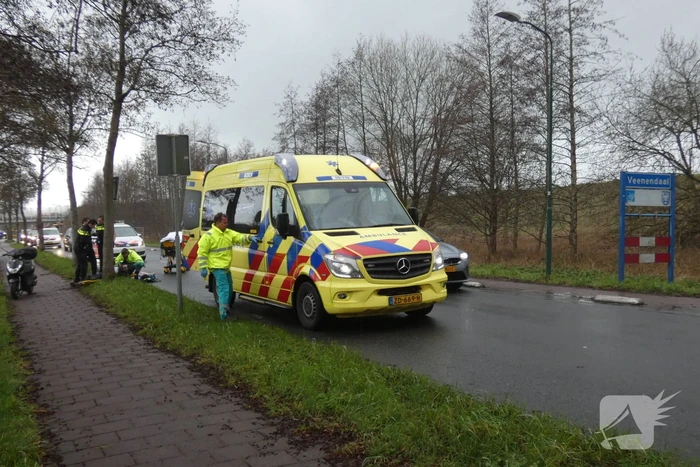 Brommerrijder gewond na val