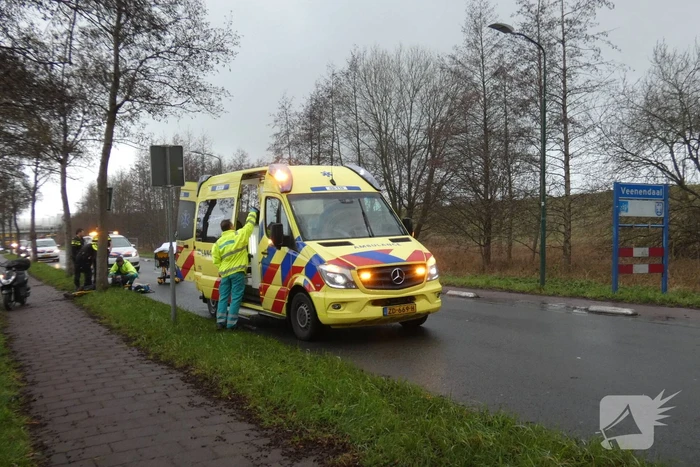 Brommerrijder gewond na val