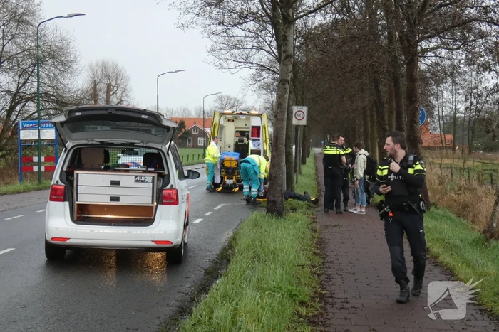 Brommerrijder gewond na val