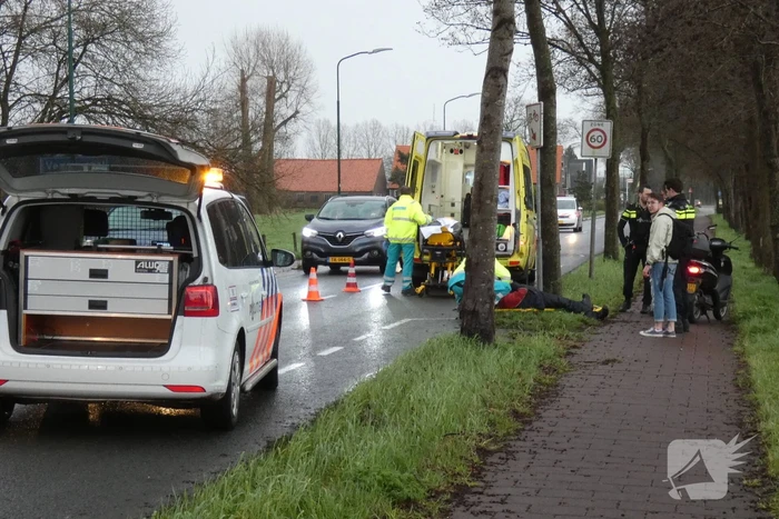 Brommerrijder gewond na val