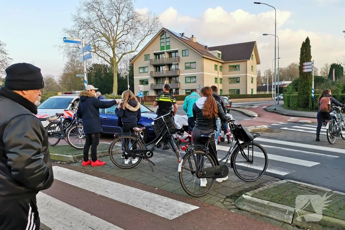 Fietser gewond na aanrijding met auto