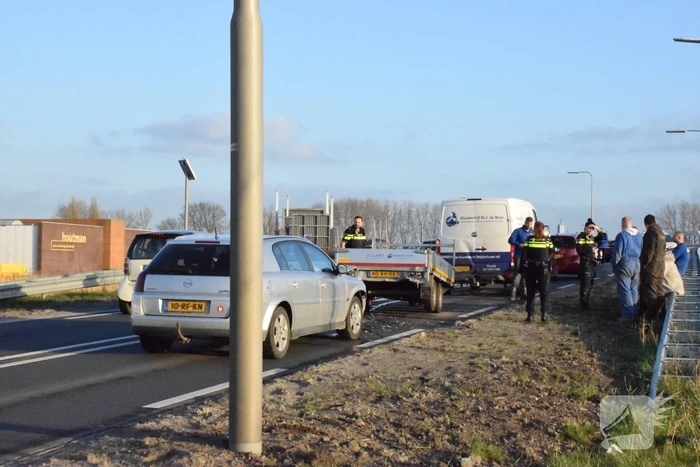 Forse schade na kop-staart aanrijding