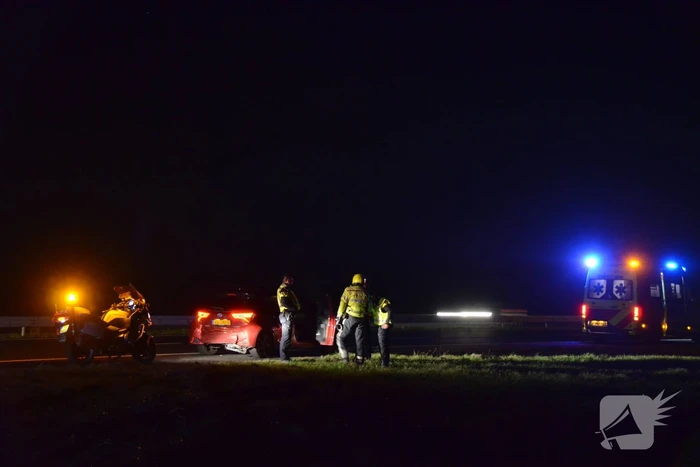 Flinke schade bij aanrijding op snelweg