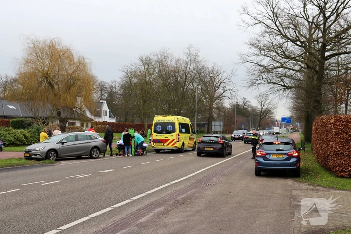 Fietser gewond na botsing met scooterrijder