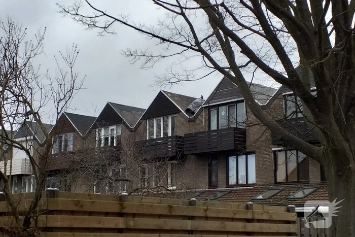 Dak van woning laat los