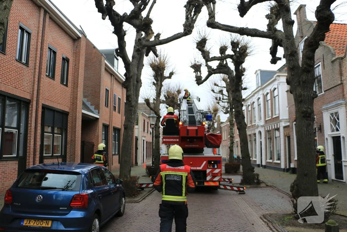Hulpdiensten druk met stormschades