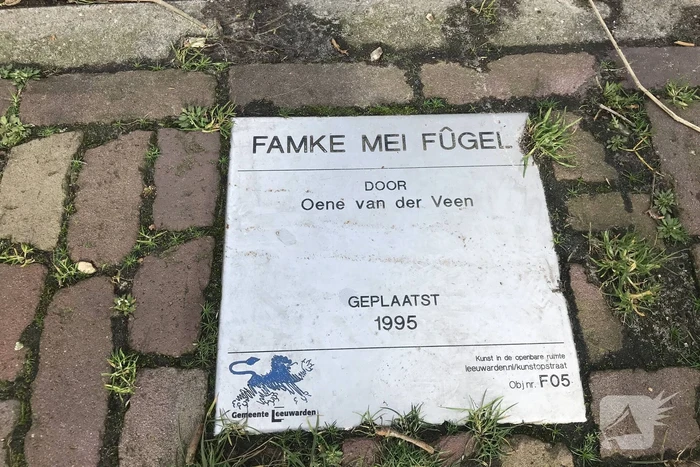 Kunstwerk Famke Mei Fugel heeft storm Ciara niet overleefd