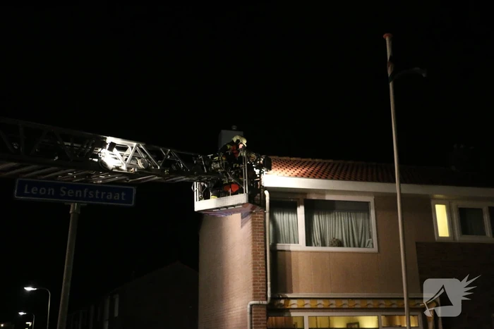 Dakrand los door harde wind