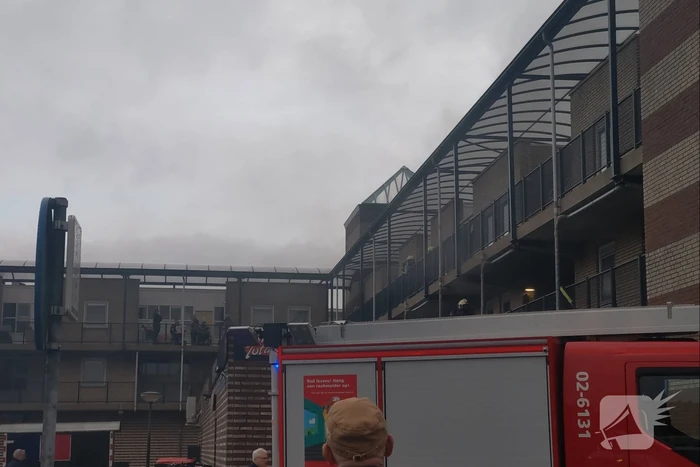 Appartementen ontruimd na brand in keuken