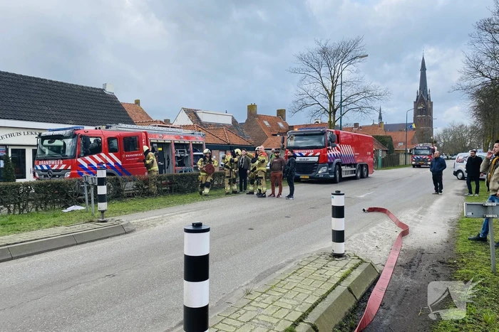 Uitslaande brand in Egyptisch shoarma-restaurant Amon