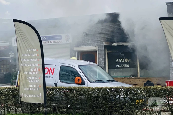 Uitslaande brand in Egyptisch shoarma-restaurant Amon
